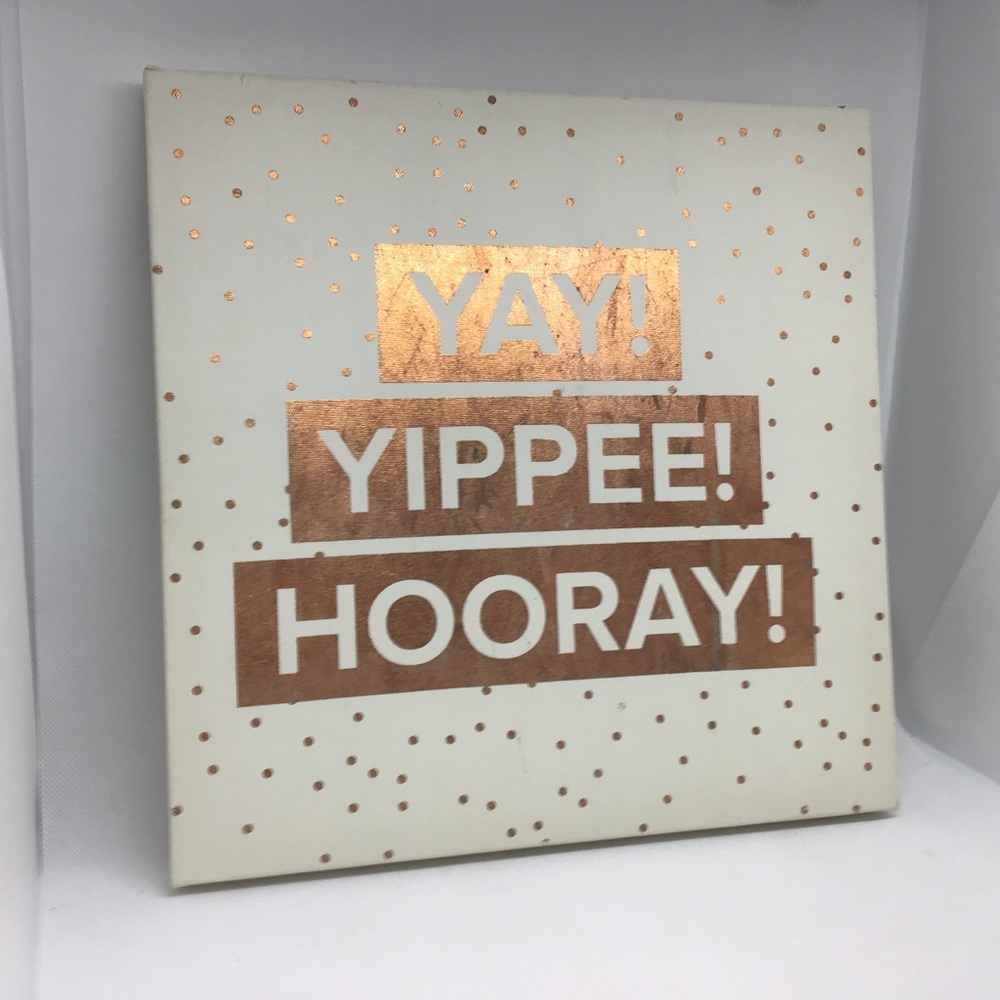 Yay! Yippee! Hooray! Wall Hanging
